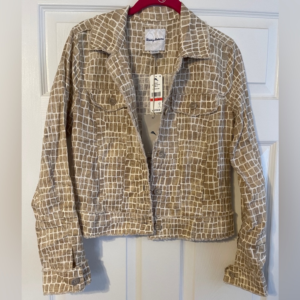 Tommy Bahama Womens Linen Jacket